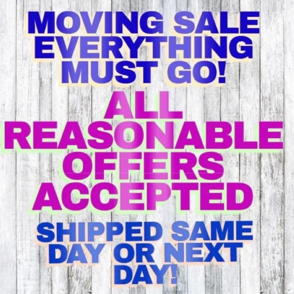 Make a bundle offer! Will accept! Everything must go!